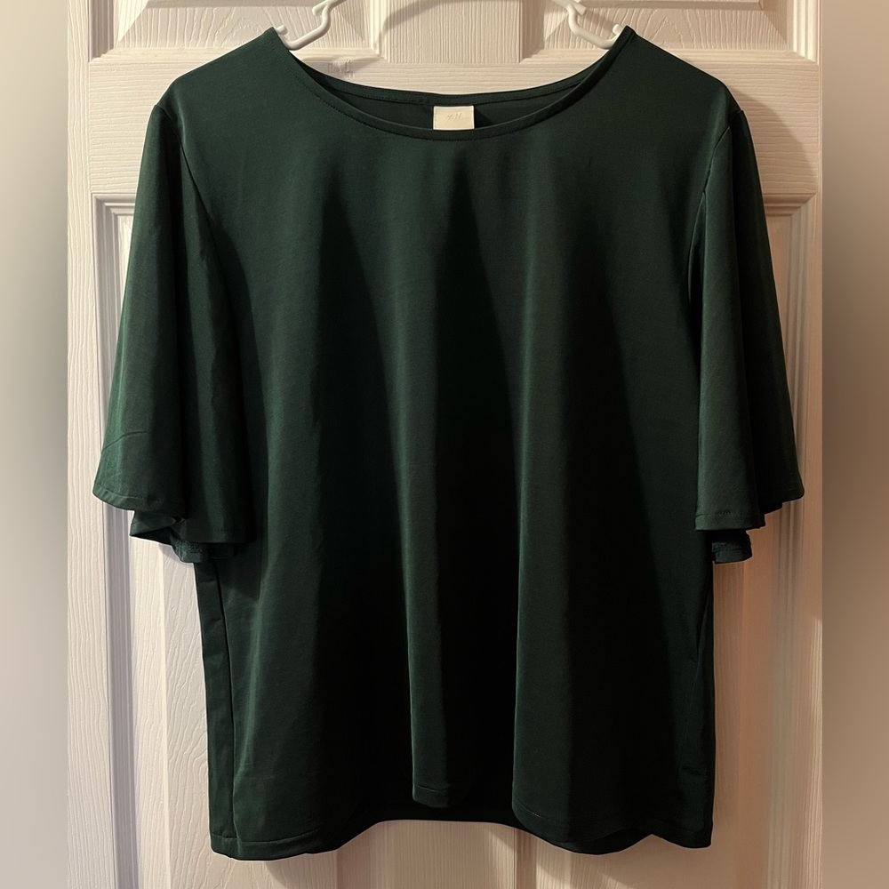 H&M Emerald Blouse